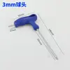 Llave Allen tipo T al por mayor de fábrica CRV hexagonal hexagonal destornillador doméstico mango de plástico herramientas de ferretería