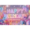 Banner de Fondo para Fiesta de Cumpleaños Más Vendido de Amazon para Decoración de Ambiente de Sala de Estar y Dormitorio y Tapiz Fotográfico
