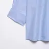 2026 Estilo Europeu e Americano Transfronteiriço Aliexpress Venda Quente Moda Xadrez Bolso Soltinho Popeline Camisa