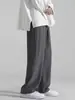 Pantalones Casuales Finos de Seda de Hielo para Hombre de Secado Rápido Estilo Coreano Rectos Sueltos Casuales Frescos para Deportes al Aire Libre en Verano