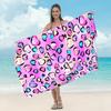 Toalla de Playa de Microfibra Transfronteriza para Adulto Estampada para la Playa Chal Protector Solar Absorbente Toalla para Nadar de Secado Rápido Toalla de Baño
