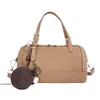 Bolso de Bowling Retro Transfronterizo Nuevo para Mujer Bolso de Mano para el Trabajo de Gama Alta Diseño Sencillo de Nicho Bolso de Hombro Cruzado
