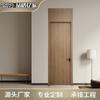 Cabecero de Puerta Personalizado Marco de Madera Puerta de Madera Maciza Puerta Insonorizada Antirrobo Puerta de Madera Maciza Compuesta Estilo Sencillo Puerta de Habitación Dormitorio