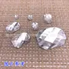 Directo de fábrica Taiwán acrílico largo octagonal malla cosido a mano taladro accesorios de ropa accesorios de boda materiales de accesorios