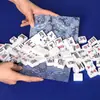 Tarjetas de barajar Mahjong Personalizadas de PVC Engrosado de Colores en Varias Formas, Lindos Accesorios de Mahjong con Frases Interesantes