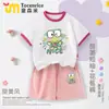 Caja de Ritmo Musical Ropa Niñas Nueva Caja de Ritmo Sprunki Traje de Shorts de Manga Corta Algodón Puro Niños