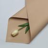 Embalagem de Flor de Papel Cor Sólida 'Primeiro Amor' do Fabricante, Elegante Estilo Europeu Fosco Impermeável para Buquê de Presente em Estilo de Luxo Leve