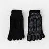 Calcetines de Yoga sin Talón y Dedos Separados para Mujer, para Bailar, Antideslizantes, Calcetines de Baile Profesionales, Calcetines Deportivos, Calcetines de Yoga Pilates de Cinco Dedos