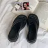 Chanclas de Nuevo Estilo 2026 para Mujer, Calzado de Verano para Exteriores, Sencillas y Versátiles, de Suela Gruesa, que Aumentan la Altura, Antideslizantes, Estilo Tanga, Sandalias de Playa