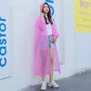 Poncho capa de chuva espessado não descartável EVA moda exterior adulto crianças viagem capa de chuva longa atacado