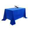 Mantel para Mesa de Reuniones de Terciopelo Dorado Rectangular Mantel Rojo Pedido Comercial Boda Tela Roja Decoración de Puesto Mantel