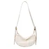 Bolso de axila de cuadros transfronterizo con forma de media luna, nuevo bolso tipo dumpling grande y casual de Henggeng para mujer, bolso cruzado versátil para el trabajo