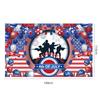 Amazon Tela de Fondo del Día de la Independencia Americana Decoración Festiva Tela Colgante para Fiesta Foto Carnaval Banderas Transfronterizas Suministros Personalizado