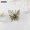 Pequenos enfeites de borboleta artesanato em metal latão decoração de escritório vintage coleção de pequenos enfeites fábrica atacado