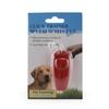 Llavero dos en uno para entrenamiento de mascotas, anillo de entrenamiento, pieza de tarjeta de papel, empaque de anillo, silbato, perro mascota, suministros para perros