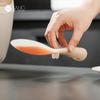 Cuchara de Arroz de Silicona Estilo Japonés Puede Pararse y No es Fácil que se Pegue Pala Cuchara para Arroz Olla Arrocera Grado Alimenticio de Pie para el Hogar