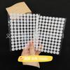 Ponto Redondo Velcro Creche Artesanal Bebê DIY Livro Silencioso Autoadesivo Fixo Forte Dupla Face Traseira