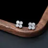Pendientes de Cruz de Zirconia Transfronterizos para Hombres, Pendientes Deslumbrantes de Rayo Nicho para Mujeres, Nuevo Modelo 2026, Envío 24H