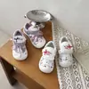 Zapatos de Princesa para Niñas Lazo Dibujos Animados Zapatos de una Sola Pieza Otoño Nuevos Lindos Tenis para Bebé Suela Suave Antideslizantes Zapatos Casuales