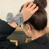 Laço de Lã Estilo Coreano Outono e Inverno para Cabelo Feminino 2025 Novo Modelo de Alta Qualidade Corda para Rabo de Cavalo Coque Acessório de Cabelo