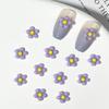 Flor de huevo para uñas accesorios DIY color fresco pequeño flor mini accesorios de resina Yiwu joyería para uñas al por mayor
