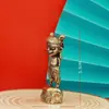 Píldora Mágica de Latón Nezha Mi Vida No Está Determinada por el Cielo Adornos Artesanías Oficina Hogar Escritorio Adornos