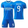 2526 Kit Reserva do Real Madrid Número 5 Bellingham Número 7 Cristiano Ronaldo Número 9 Mbappe Número 10 Modric Número 7 Vinicius