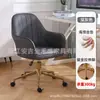 Silla de Comedor Estilo Europeo Ins Luz de Lujo Silla de Maquillaje Popular en Internet Respaldo Simple Creativo Tienda de Uñas Tienda de Novias Mesa Silla