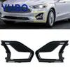 Yubo - Adecuado para Ford Mondeo Fusion 2019-2020 Marco de Luz Antiniebla para Parachoques Delantero Negro Ks7Z-17B614-Cc
