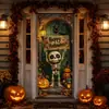 Sala de Estar Quarto Parede de Fundo Halloween Atmosfera Roxa Adesivo de Porta Impermeável à Prova de Óleo Hall de Entrada Adesivo Decorativo Em Estoque