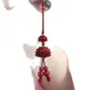 Pingente de Cinábrio Bolsa de Dinheiro Acessório para Corrente de Celular Areia Dourada Roxa Pingente de Pen Drive Bolsa Porta-Moedas Cabide Chaveiro de Carro Cordão