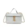 2026 bolso de hombro cruzado casual de moda diseño de nicho bolsa cuadrada pequeña texturizada otoño nuevo elegante bolso para mujer