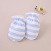 Guantes antiarañazos para bebés, de algodón puro, para roer, para recién nacidos, pequeños, de 0 a 3 meses, protección para las manos.