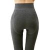 Leggings acolchados de terciopelo para mujer talla grande 350 g con rayas verticales ajustados de invierno con hilo pantimedias de una pieza para abdomen venta al por mayor
