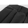 Maoqiaoyi Verano Nuevo Moda Callejera Tendencia Marca Holgados Plisados Caída Pantalones Cortos Hombre Pantalón de Cinco Cuartos F525
