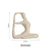 Figura de Yoga em Pedra Arenito Nórdica Ornaments Decorativos para Sala de Estar, Sala de Jantar, Móvel de TV e Decoração de Clube de Saúde