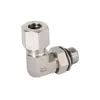 Roke Acero Inoxidable 316 Acoplamiento de Fitting de Tubería Recto Ajustable de una Sola Virola Din2353 Fitting de Tubería Hidráulica
