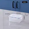 Caixa de Armazenamento Transparente Retangular, Caixa de Armazenamento Prática de Múltiplas Especificações, Caixa de Armazenamento para Geladeira, Caixa de Conservação para Moxabustão