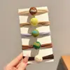 Gomas Elásticas para el Cabello de Colores Caramelo para Niños, Ligas Bonitas, Accesorios para el Cabello de Alta Resistencia para Niñas Pequeñas, Nuevas Gomas de Colores