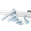 Tornillos Autorroscantes Triangulares de Cabeza Plana Phillips Ranura Cruzada M3~M6 Maquinaria para Muebles Acero al Carbono Endurecido Tornillos Autorroscantes