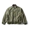 Ropa de Hombre Beijie 2026 Otoño Nueva Chaqueta Lavada Retro Chaqueta de Trabajo con Cuello Alto para Hombre Top Holgado para Pareja