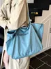 Bolso de Hombro de Nailon Dopamina para Mujer, Bolso Tote Versátil de Nicho, Bolso de Hombro de Gran Capacidad para Viajes, Bolso de Mano Casual
