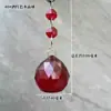 Acessórios para Lâmpada de Cristal Bola de Cristal Colorida Bola de Diamante Bola de Milho 30 # Diâmetro 40mm Pingente para Decoração de Casamento