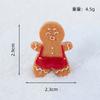 Novidade Transfronteiriça Micro-Paisagem Criativa Boneco de Pão de Gengibre de Natal Figuras Acessórios de Decoração DIY Ornamentos de Mesa e Carro