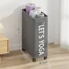 Cesta de Almacenamiento para Esterillas de Yoga, Organizador de Almacenamiento de Equipamiento Deportivo y Pelotas de Gran Capacidad para el Hogar, Estante de Almacenamiento para Equipamiento de Fitness