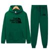 Sudadera con capucha de forro polar para hombre de otoño e invierno Conjunto de sudadera para hombre Traje deportivo casual estampado Fabricante Venta al por mayor