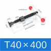 Juego de husillo de bolas tipo T Accesorio Tornillo trapezoidal Husillo de bolas trapezoidal Maquinaria para carpintería Abrazadera para husillo de bolas