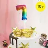 Oferta Especial Amazon Balões Digitais de Filme de Alumínio Autoinfláveis de 5 polegadas Topper para Bolo de Aniversário Suporte de Borboleta Celebração
