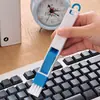 Escova de Limpeza Multifuncional para Frestas de Portas e Janelas de Cozinha e Banheiro, com Pá de Lixo, Escova para Cantos Estreitos, Escova para Teclado de Computador, Escova para Remoção de Poeira em Cantos