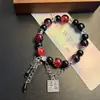 Pulsera Redonda de Perlas Negras de Moda, Temperamento Fresco de Verano, Pulsera Blanqueadora para Mejor Amiga Estudiante, Puesto de Mercado Nocturno